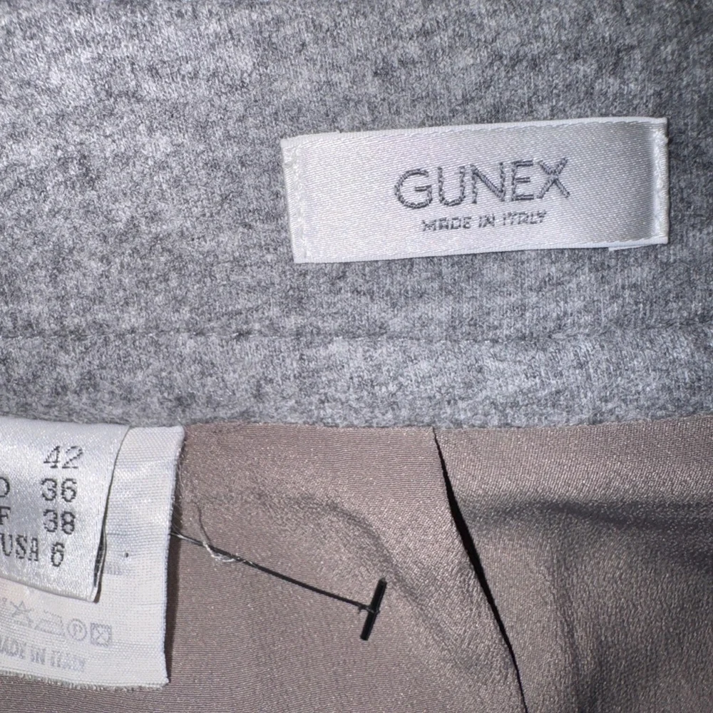 🖤 GUNEX Made in Italy Wool Pencil Skirt – Gray | Size US 6 PROJECT/REPAIR